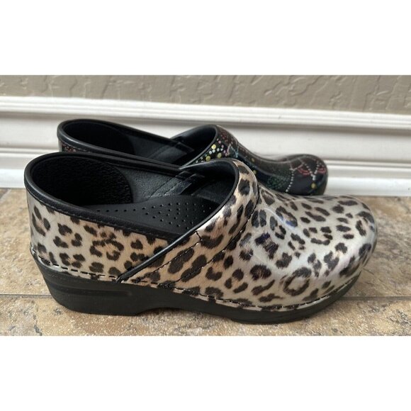 Dansko Mismatch Multicolors Women’s Clog Shoes Size 38 - Picture 2 of 7